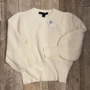 NWT French Connection Puff sleeve sweater